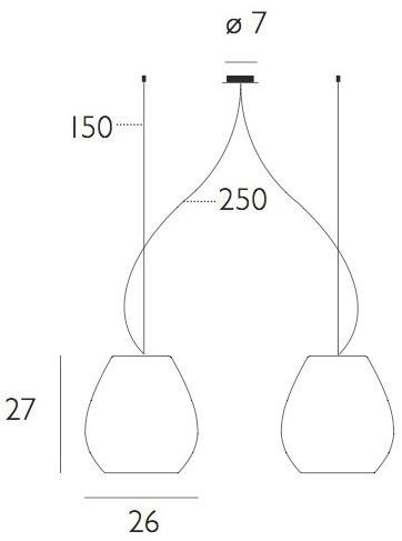 millelumen Подвесной светильник из алюминия и стекла Bagan evolution sun-id-1426892 - Вид №1