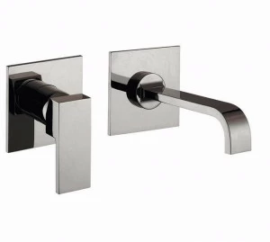 Rubinetteria Giulini Смеситель для раковины, настенный, однорычажный, на 2 отверстия Pablolux F9820-b3