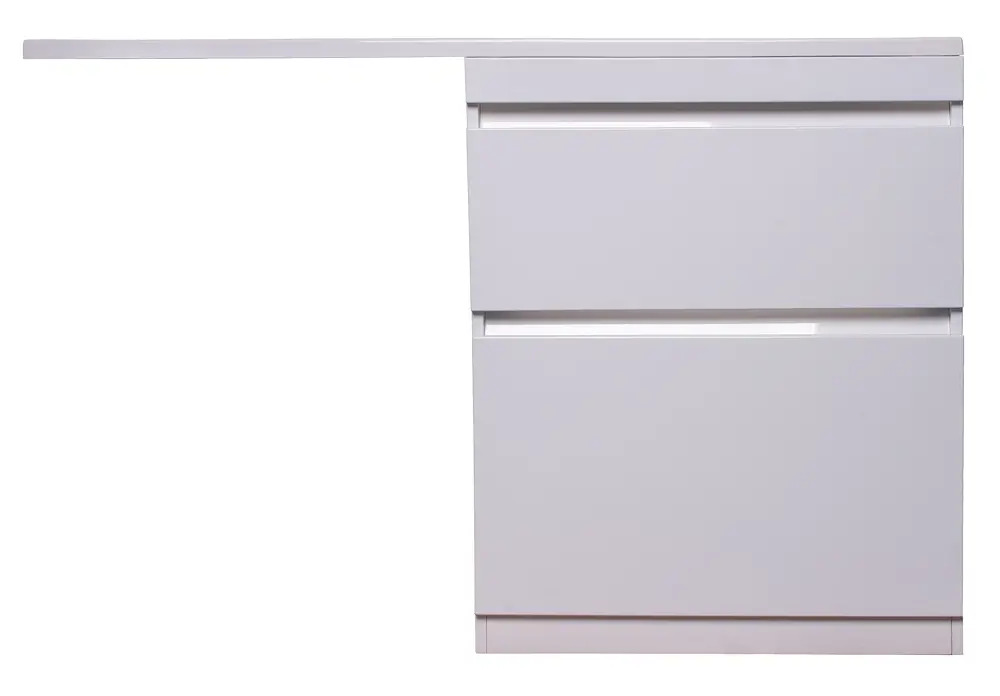 91020382 Тумба под раковину напольная Style Line Даллас 130 Люкс белая PLUS ЭМАЛЬ 68см цвет белый STLM-1001148