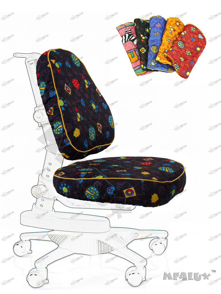 Чехол для кресла Newton/Match черный с жучками COMF-PRO  261273 Черный Santreyd 