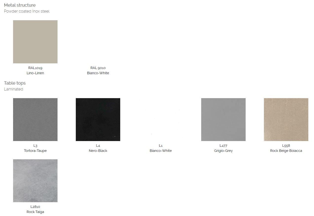 Квадратный садовый стол из ламината Coro Sally ARCH-00019009 - Вид №6