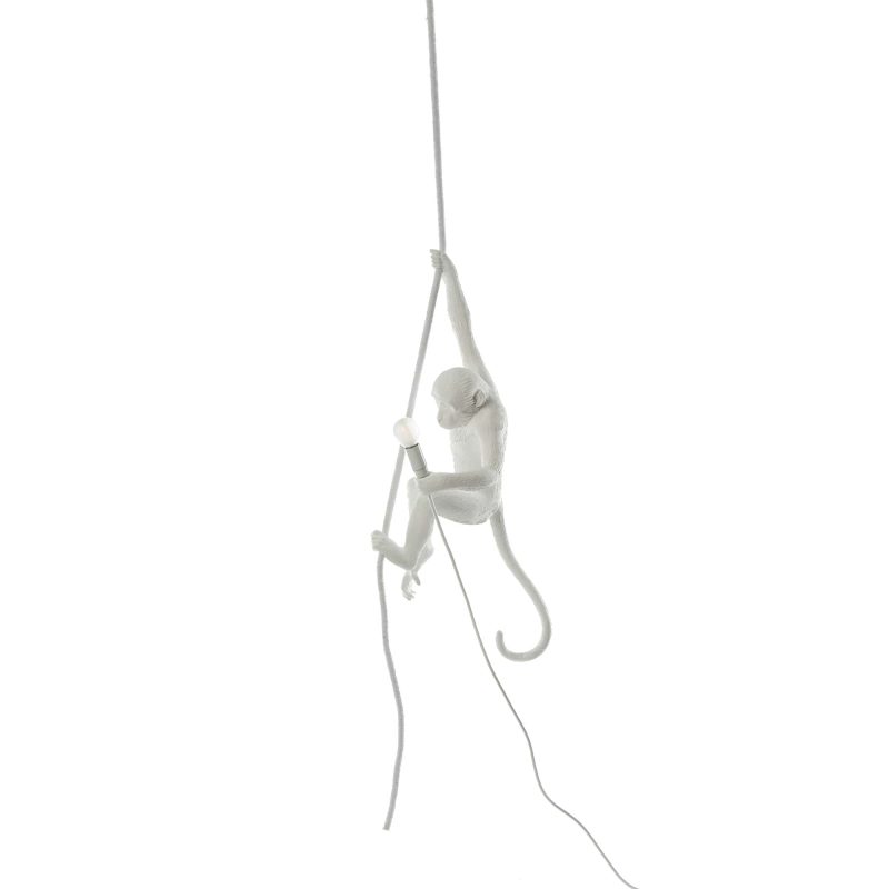 Светильник подвесной 80х37 см белый Monkey Lamp Outdoor Ceiling 14929 SELETTI ДИЗАЙНЕРСКИЕ 00-3882383 Белый  - Вид №7