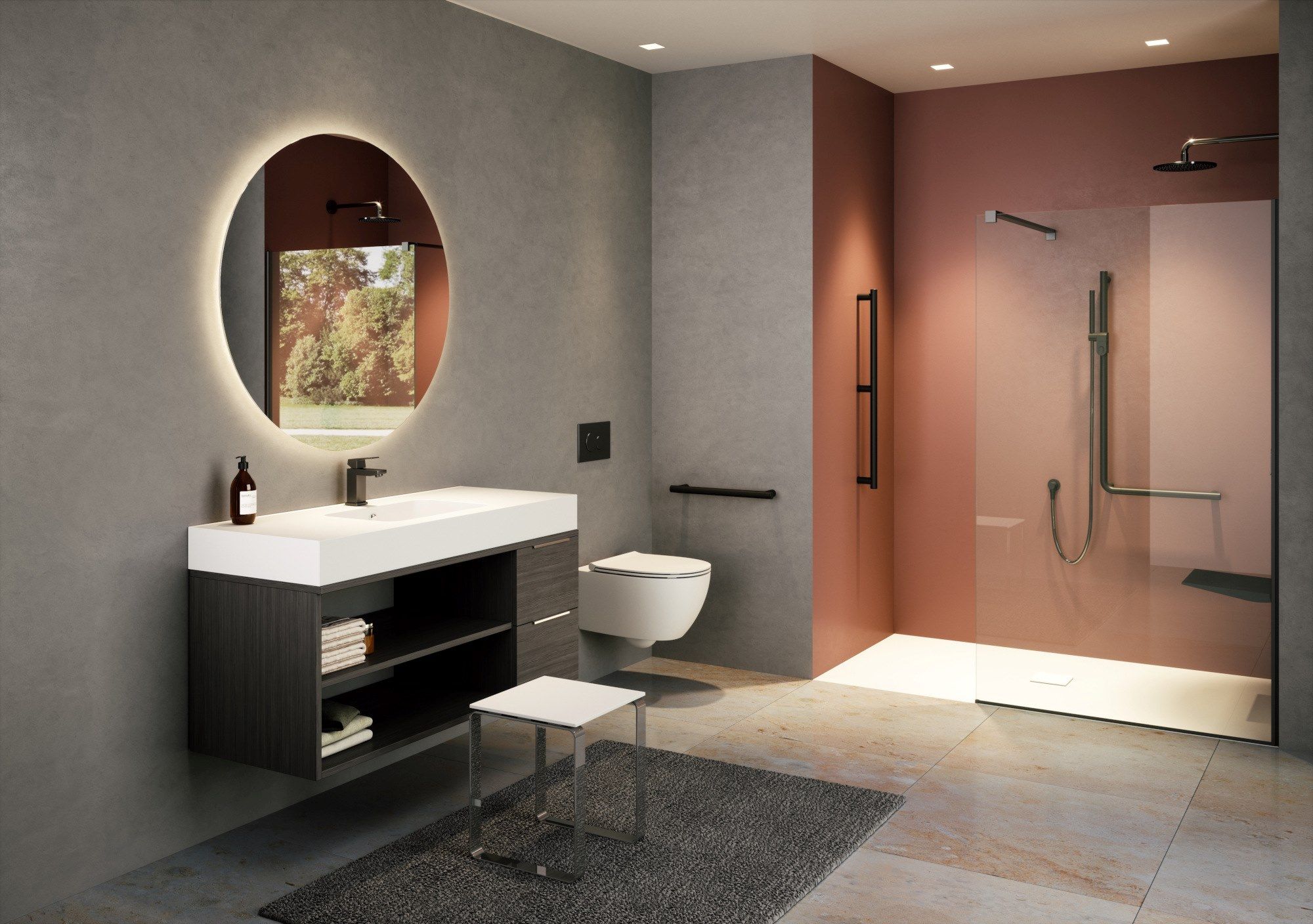 Алюминиевая ручка для ванной комнаты Provex Industrie 350 ARCH-00132302 - Вид №1