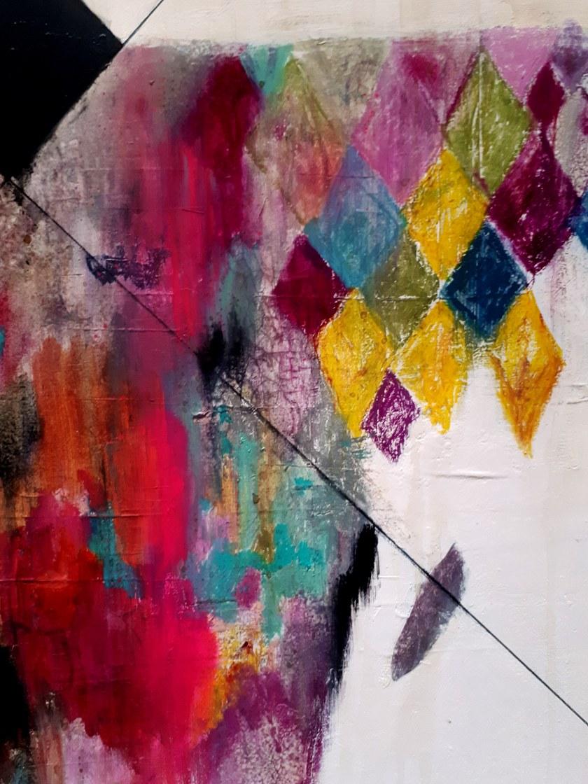 ICI ET LÀ Смешанная техника на холсте K. fabrizzi Kf35 - Вид №2