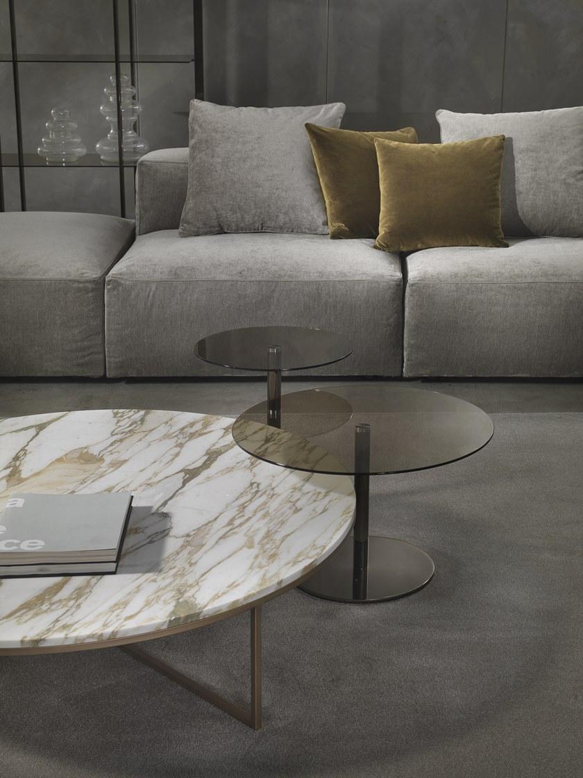 Marelli Низкий круглый мраморный журнальный столик Break sun-id-1452644 - Вид №10