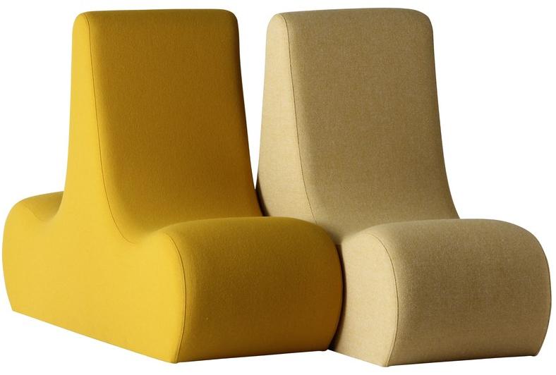 Verpan Мягкое кресло из ткани с высокой спинкой Welle sun-id-1463564 - Вид №1