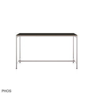 KATI-E1-140x60-MS Стол Карлсруэ - обеденный стол - черный - 140 х 60 х 75 см. PHOS