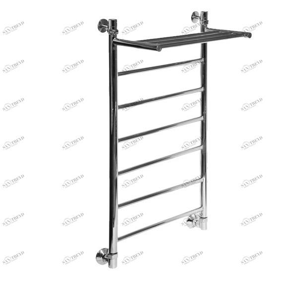 Полотенцесушитель водяной Aquanet Грация ЛП ВП 1000x400, с верхней полкой 00184162