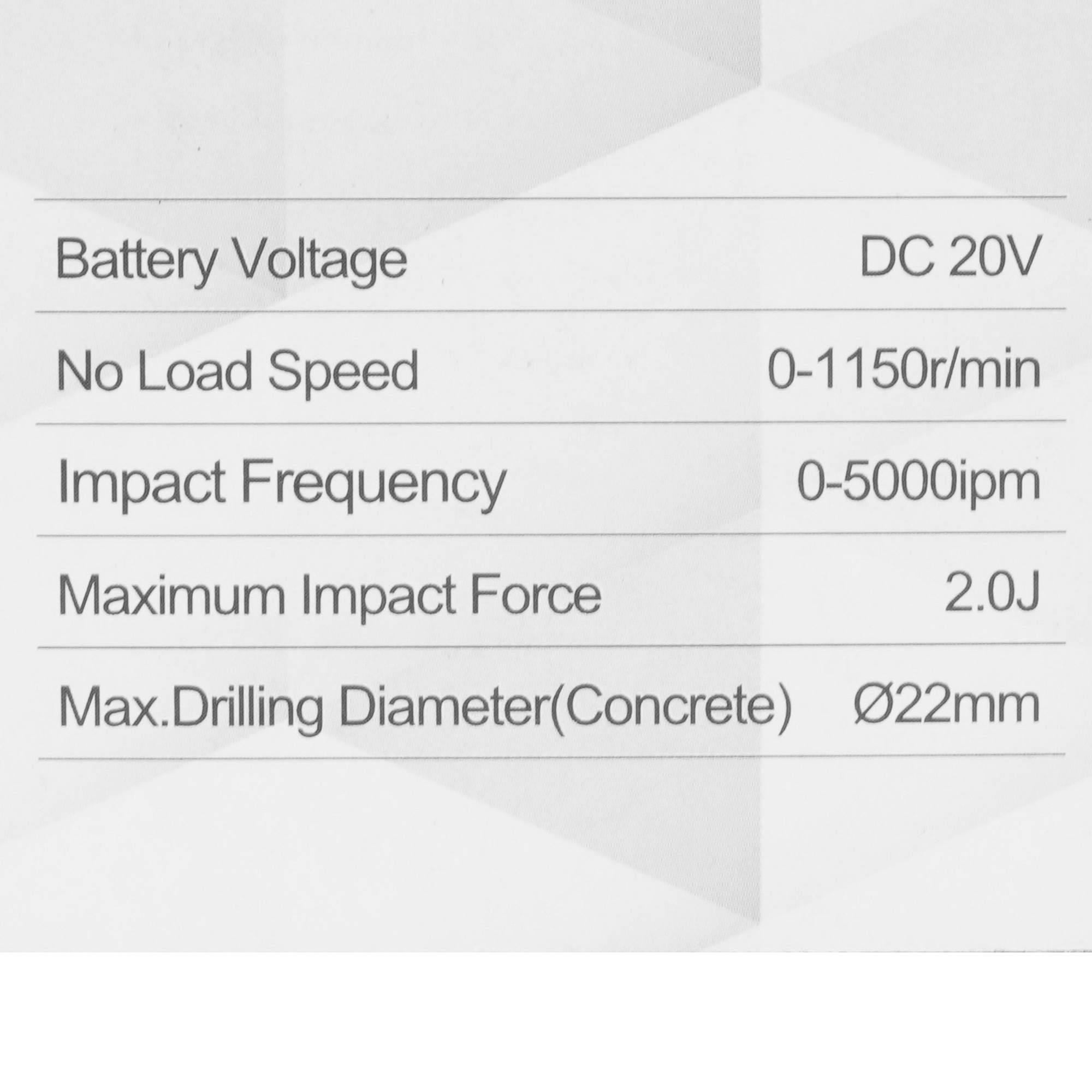 Перфоратор P.I.T. PBH20H-22A SOLO OnePower 20V , Без ЗУ, Без АКБ 9903861 PIT STDN-0072201 - Вид №6