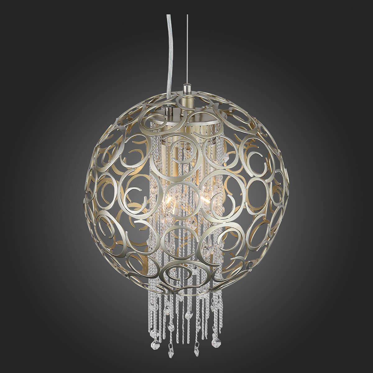 Люстра хрустальная подвесная бежевая ST Luce Dolcima SL1101.203.02 ST LUCE ДИЗАЙНЕРСКИЕ, DOLCIMA 00-3834388 Бежевый;прозрачный  - Вид №2