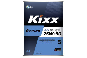 17414604 Трансмиссионное масло Gearsyn GL-4/5, 75W90, синтетическое, 4 л L296344TE1 KIXX