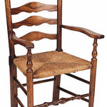 W537 Линкольн Ladderback Стул ijlbrown  - Вид №2