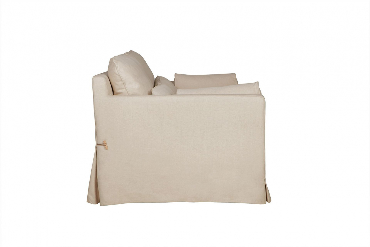 Диван Sara двухместный прямой молочный SITS ДИЗАЙНЕРСКИЕ, SARA 192333 Бежевый;молочный  - Вид №2