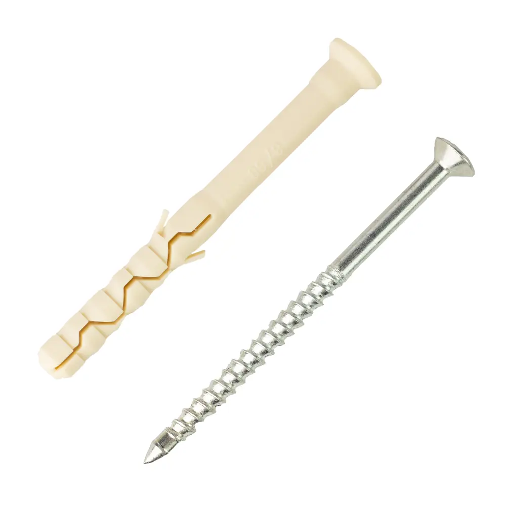 Дюбель-гвоздь потайной Европартнер 8×80 мм для надёжного монтажа 89383277 STLM-1455479