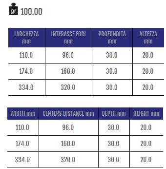 Cosma Ручка мебельная мостовая из замака  12846  - Вид №1