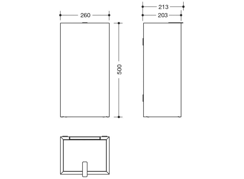 900.05.00260 корзина для бумаг HEWI System 900 - Вид №4