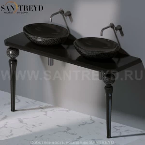 AeT ITALIA Deco Консольный столик с индивидуальными черными ножками C275.401