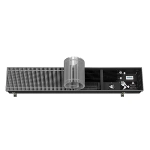 91925090 Внутрипольный конвектор Varmann Qtherm 2200x230x110 мм биметалл черный STLM-1414271