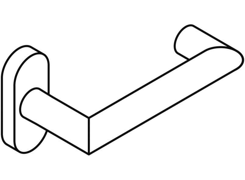 162XAH52.540 Дверная фурнитура противопожарной рамы модель 165x HEWI Beschläge für Innentüren  - Вид №3