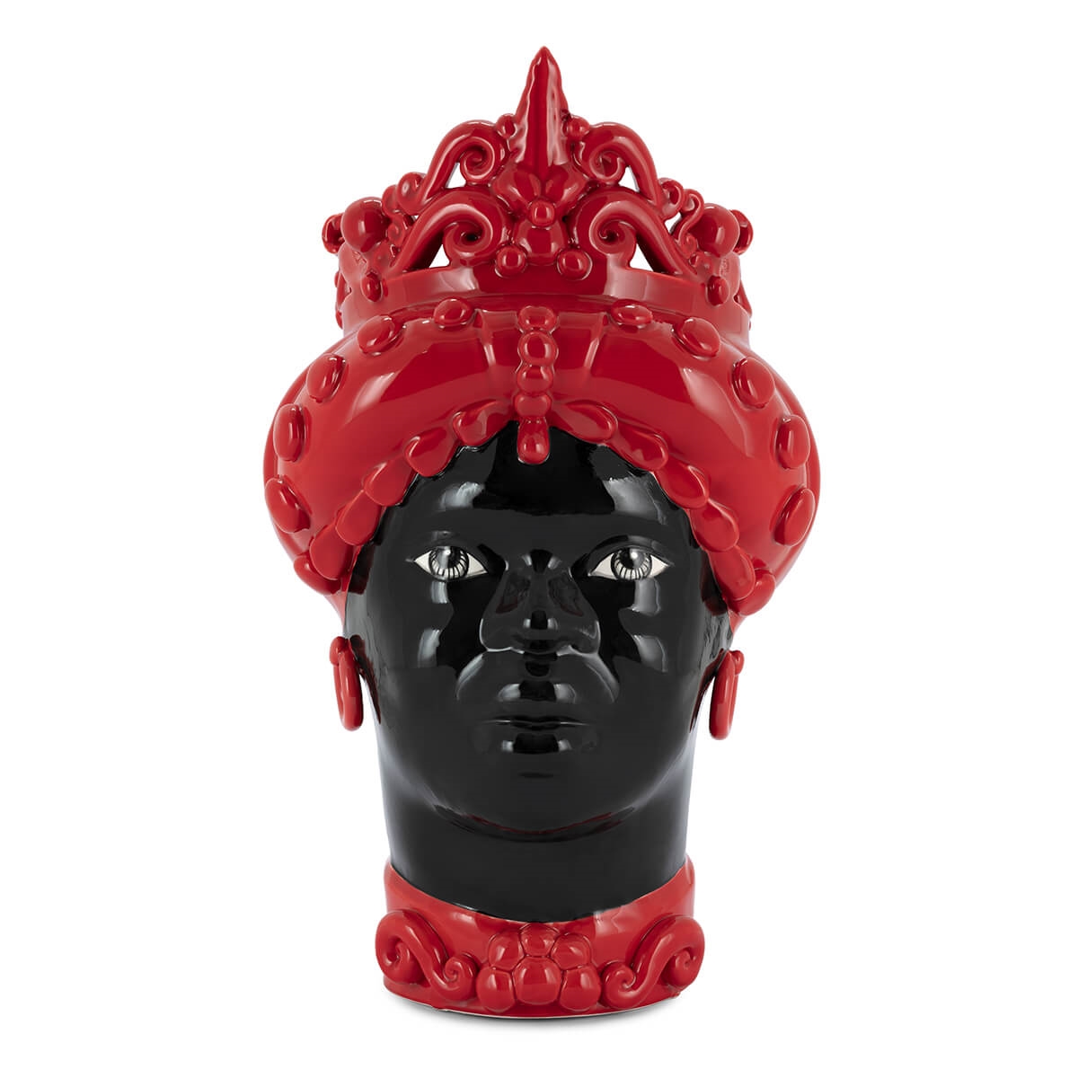 201064-90 ABHIKA ВАЗА MORO LADY MED. ПРОСТО BLACK  - Вид №2