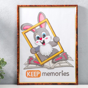 90335473 Рамка 1114548, 30х40 см, пластик, цвет коричневый Keep memories STLM-0189638 KEEP MEMORIES