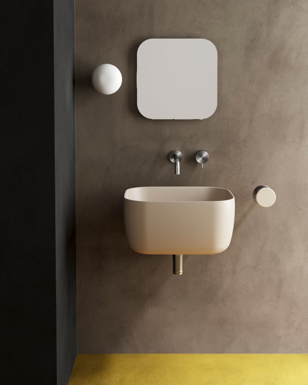 Керамическая прямоугольная подвесная раковина Galassia Lola ARCH-00097632 - Вид №2