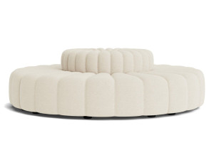 Тканевый изогнутый модульный диван