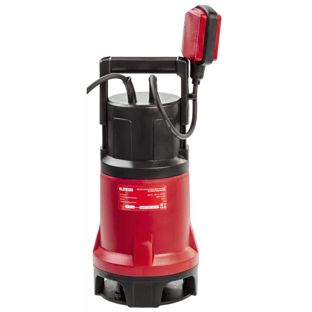 Погружной дренажный насос Elitech 750-35П для откачки грязной воды 89373879 STLM-1547841 - Вид №2