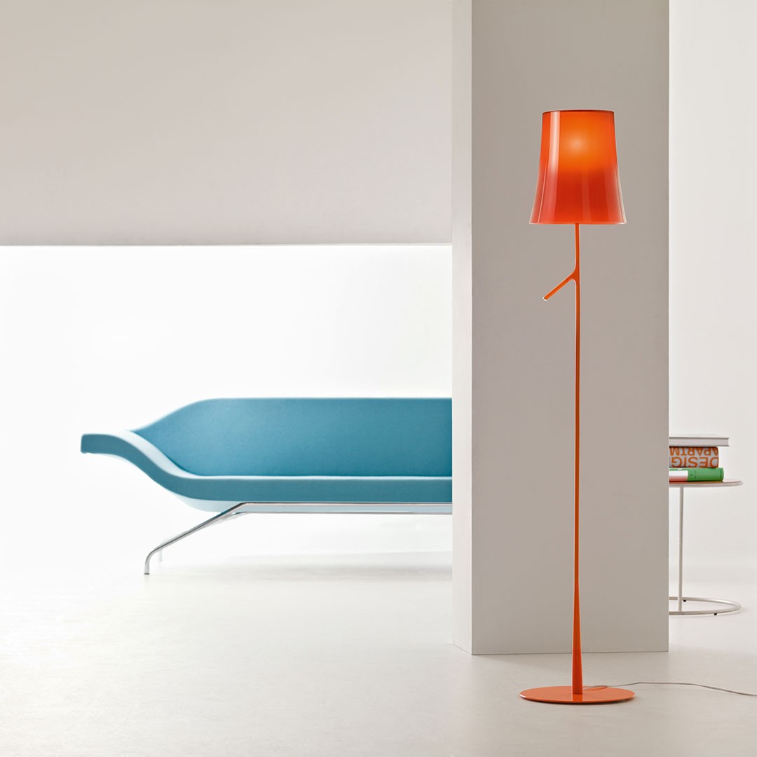 Foscarini 221004 53 BIRDIE торшер оранжевый 88994 - Вид №2