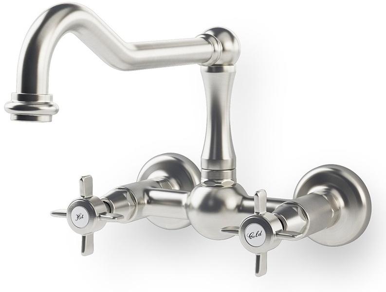 Officine Gullo Смеситель для кухни из латуни настенный с поворотным изливом sun-id-1401501 - Вид №2