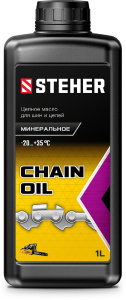 91163956 Масло цепное минеральное для бензо и электропил 1 л 76020-1 STLM-0505539 STEHER