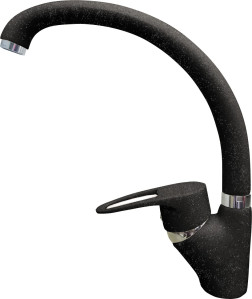 Кухонный смеситель 1024 черный GranFest