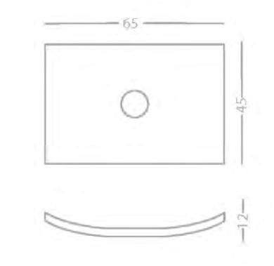 Ab29 Накладная раковина на столешницу  овальная PIMAR  - Вид №1