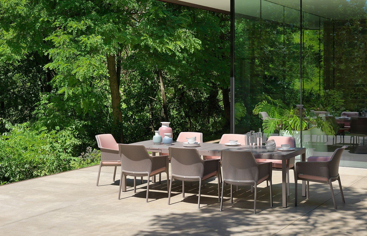 DurelTOP выдвижной прямоугольный садовый стол Nardi Рио ARCH-00003836