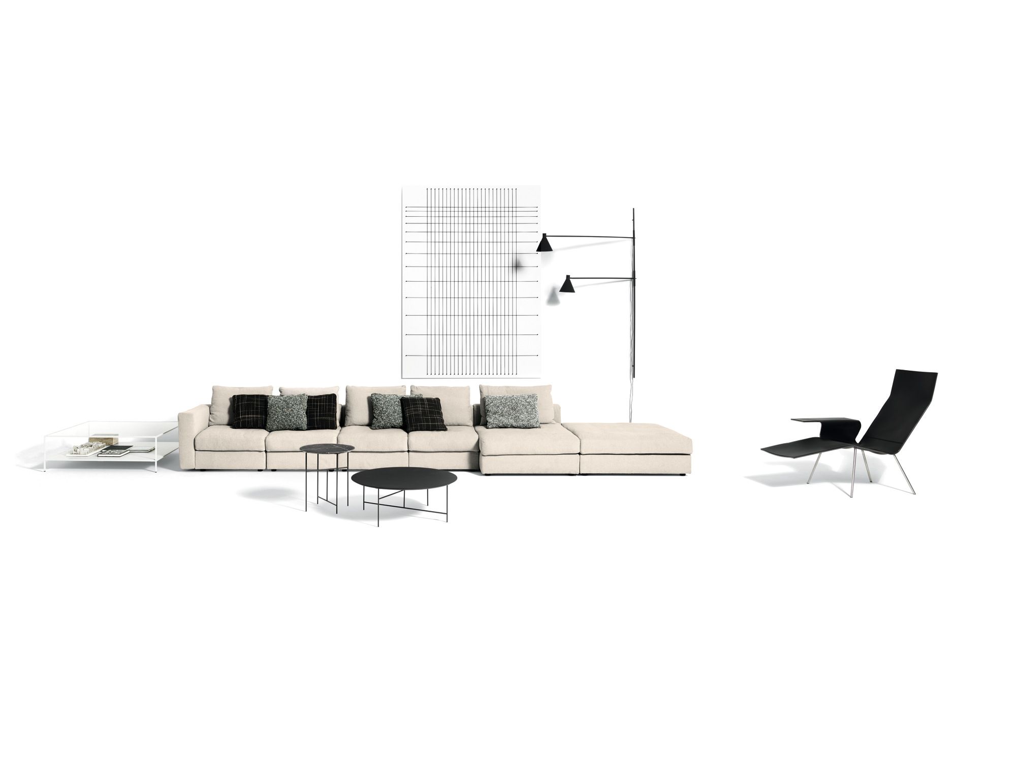 Съемный диван из ткани DE PADOVA MOSAÏQUE ARCH-00033269 - Вид №13