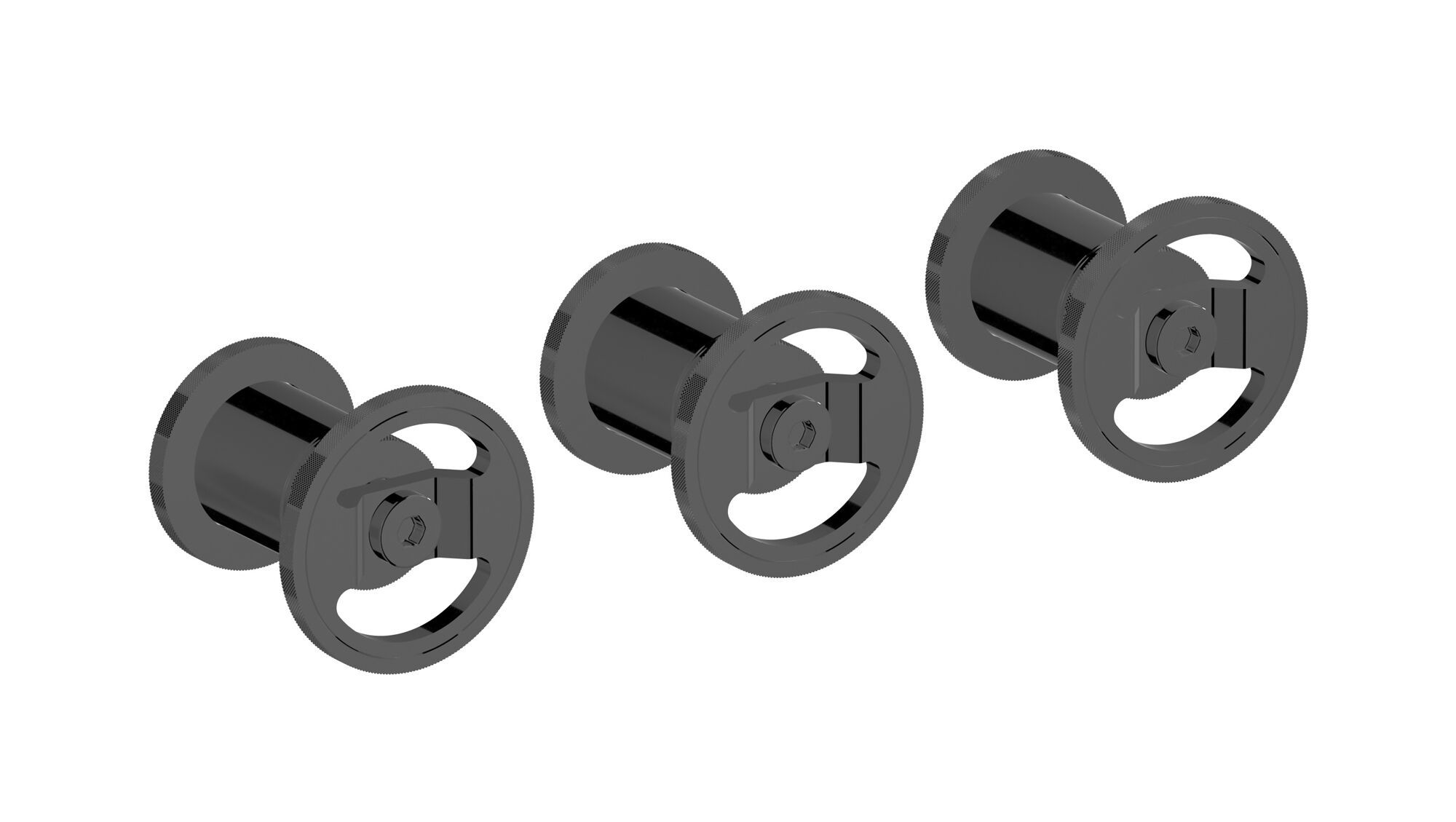 Встраиваемый смеситель для душа с 3 отверстиями и переключателем IB Bold ARCH-00029546 - Вид №4