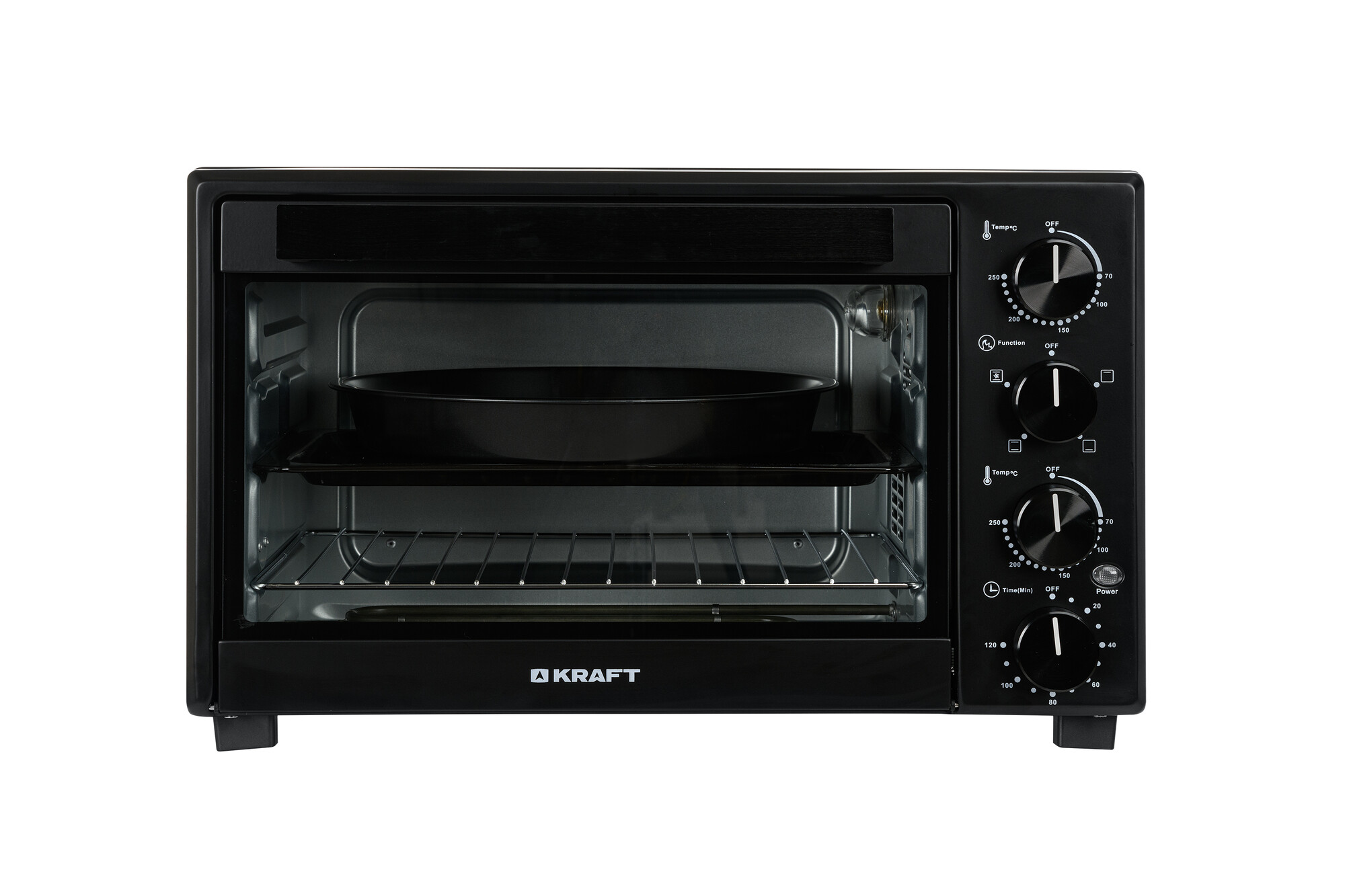 9080972 Мини-печь Kraft KFC-MO 382 HKBL черный STDN-0041229 - Вид №1