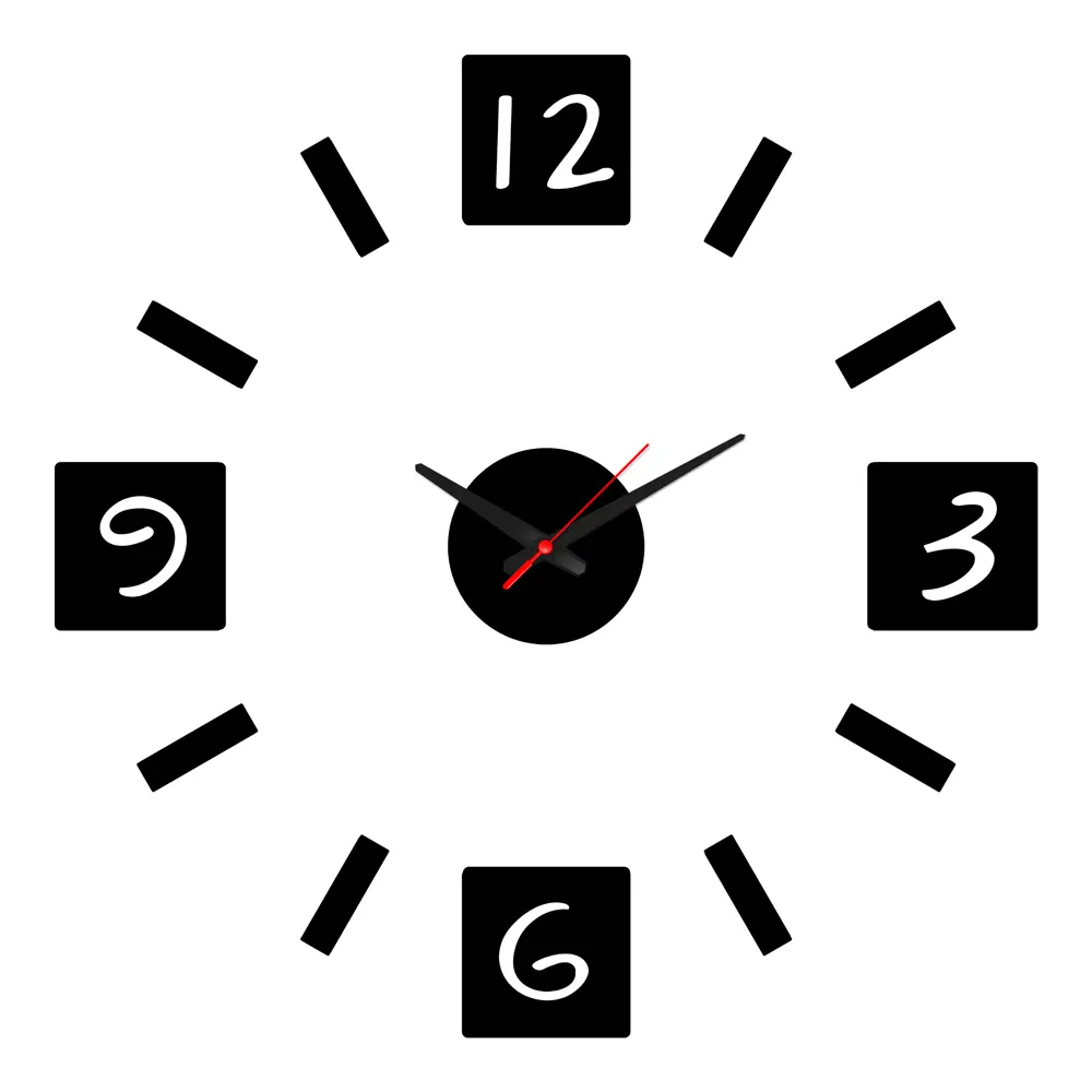 Часы настенные Постер-лайн 70805 ø80 см цвет черный Настенные часы STLM-2105018