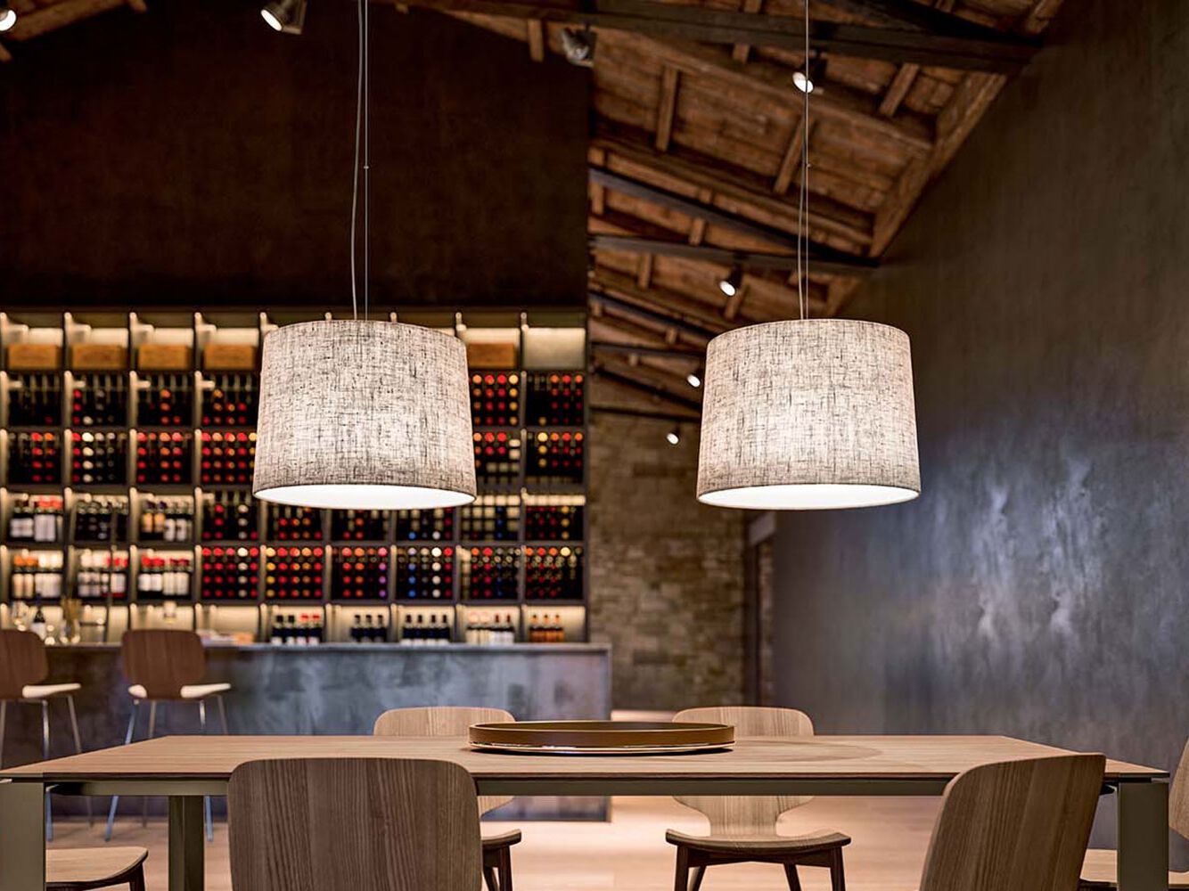 Ткань подвесной светильник Quadrifoglio Group Design Lighting ARCH-00082360