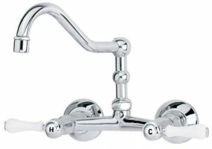 rvb Смеситель для кухни настенный на два отверстия 1935 limoges 1935.--.20