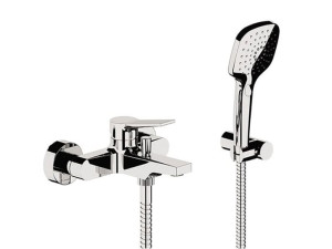 Однорычажный внешний смеситель для ванны с ручным душем