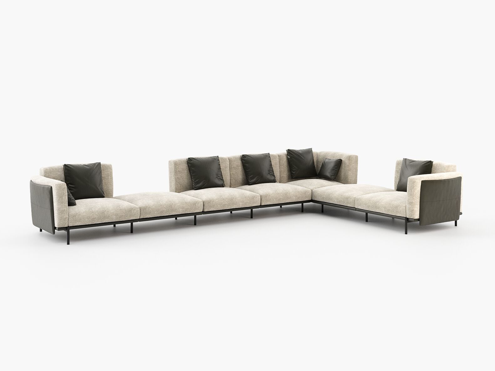 Модульный диван Laskasas холст ARCH-00126063