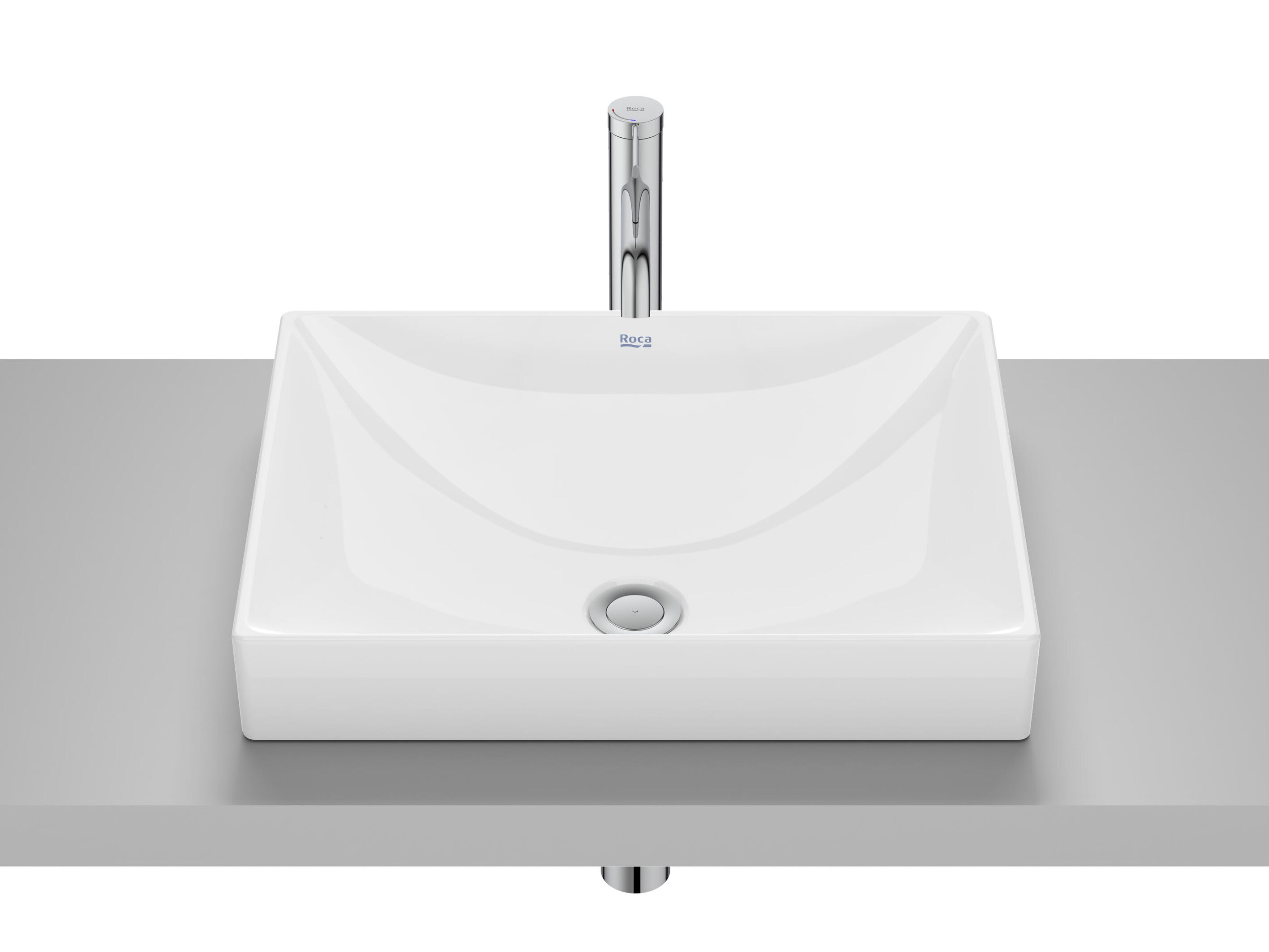 Керамическая столешница прямоугольная раковина Roca Ona ARCH-00028321
