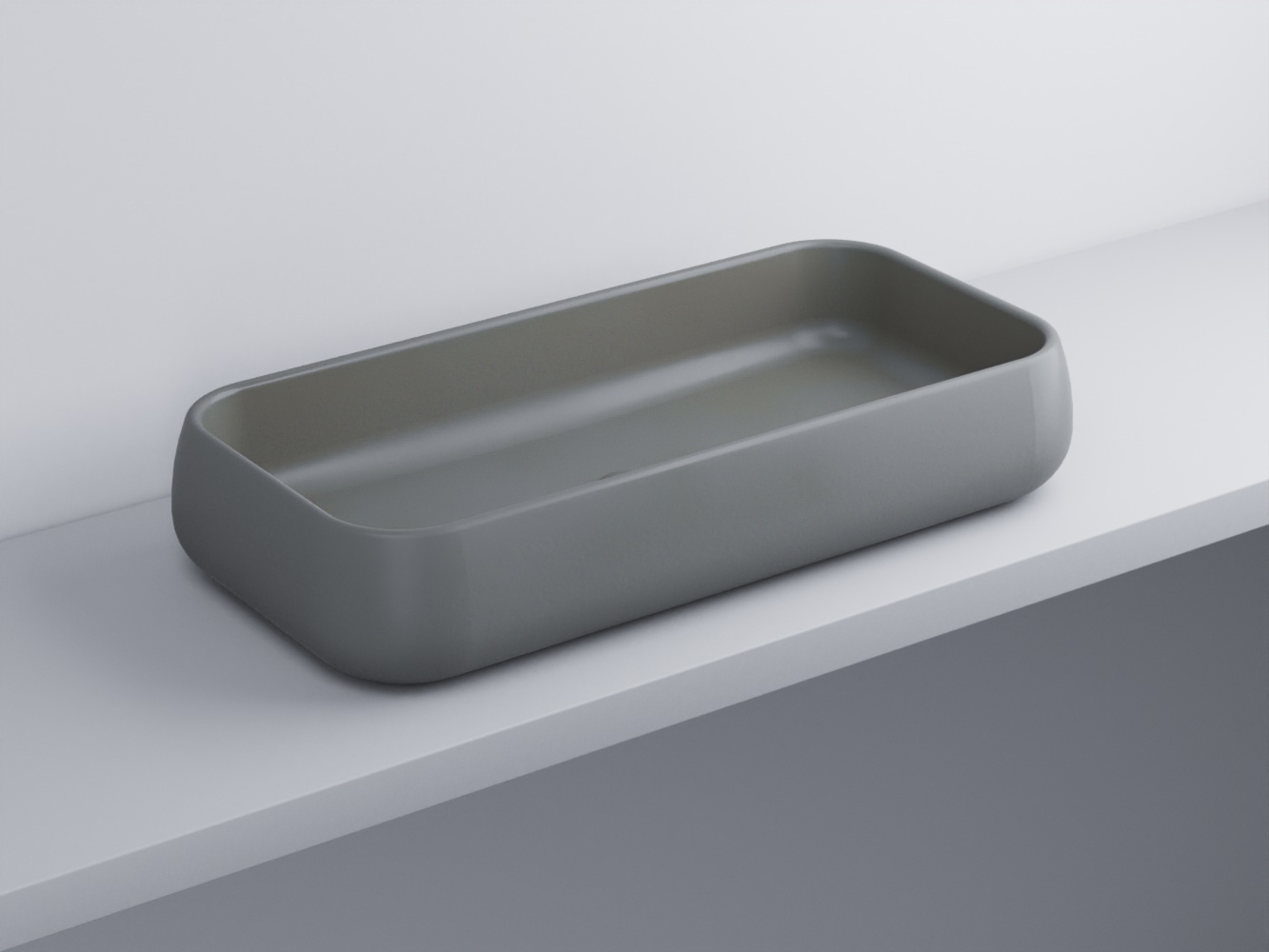 SHLAA80-CM Раковина накладная прямоугольная 80 cielo Shui Ceramica Cielo