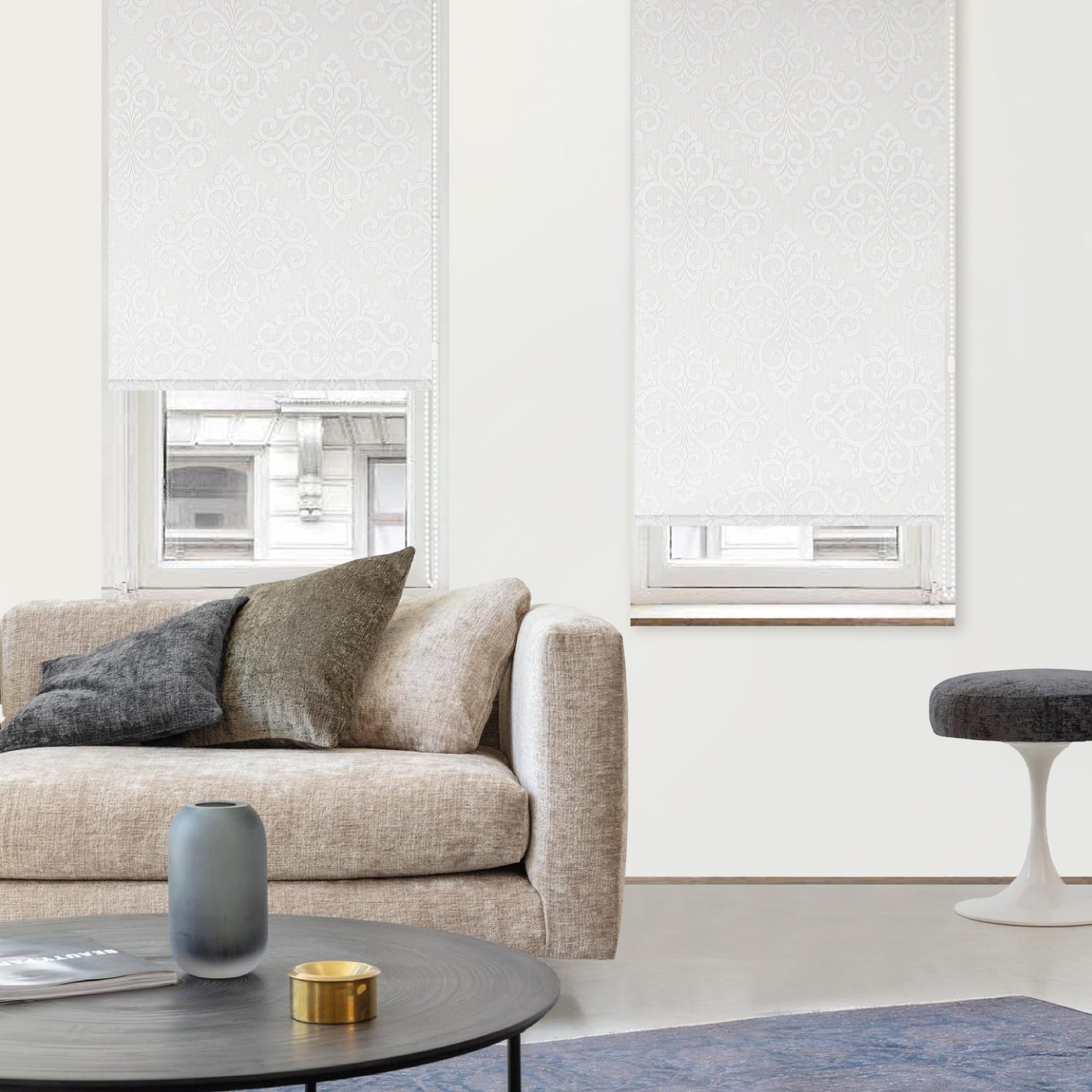 83502770 Штора рулонная Miamoza Fiona 40x160 см белая Santreyd  - Вид №2