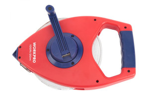 15792396 Рулетка 50 м. с лентой из стекловолокна W063004 WORKPRO