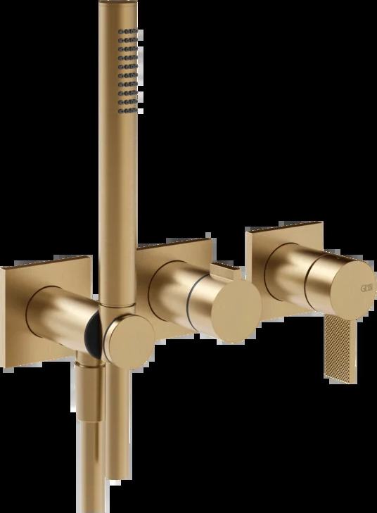 Смеситель для душа 73636 726 Gessi Inverso ТЕПЛАЯ БРОНЗА BR. PVD