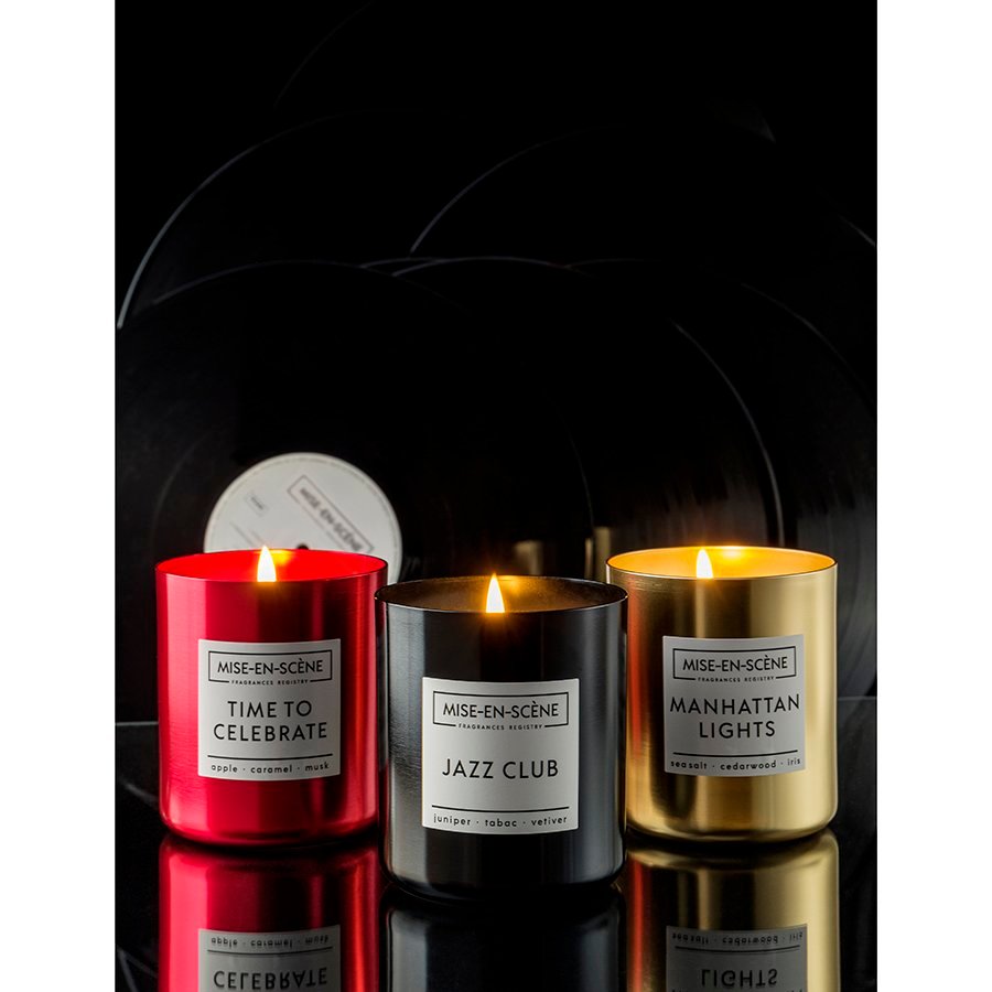 Свеча ароматическая Mise En Scene Manhattan Lights AMBIENTAIR  00-3894982 Золото  - Вид №2