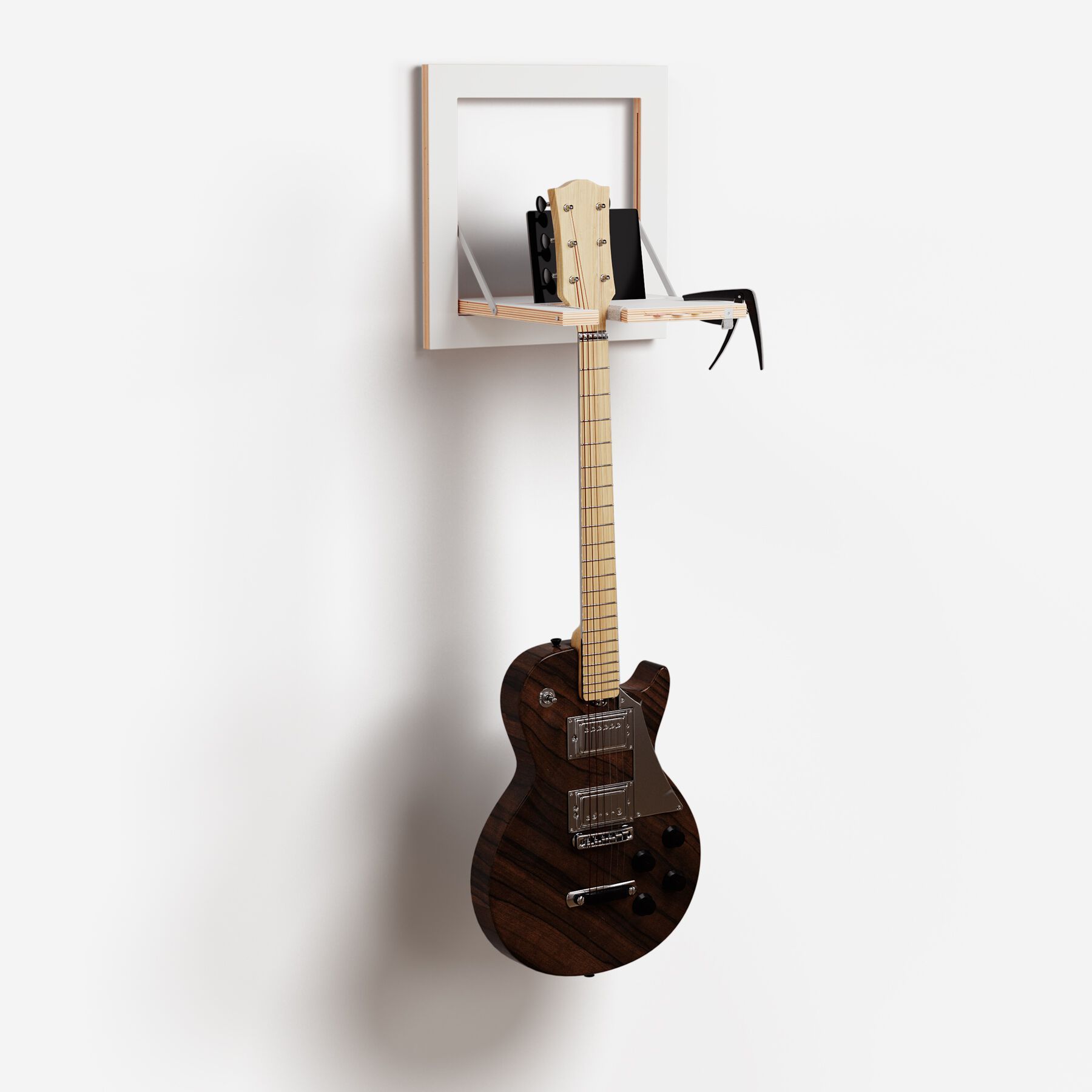 Откидная полка из фанеры AMBIVALENZ Fläpps Guitarhäng 40x40-1 ARCH-00065943 - Вид №6