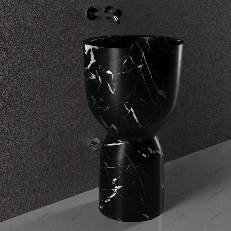 OG005MN Напольная раковина стоящая круглая Inbani 